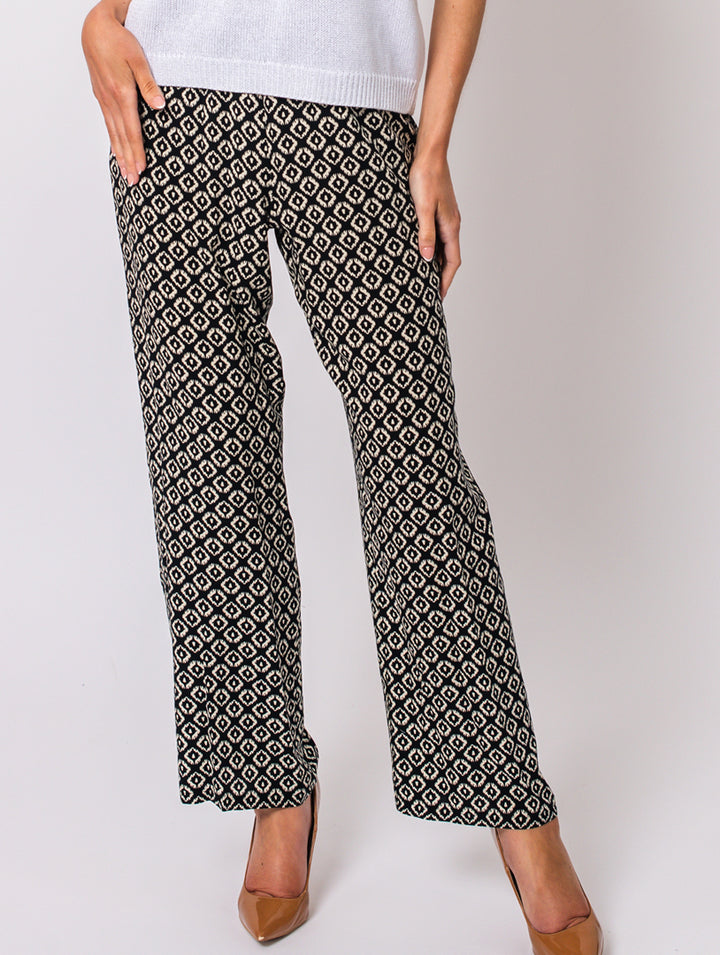 27" Pocket Trousers - Black/Beige