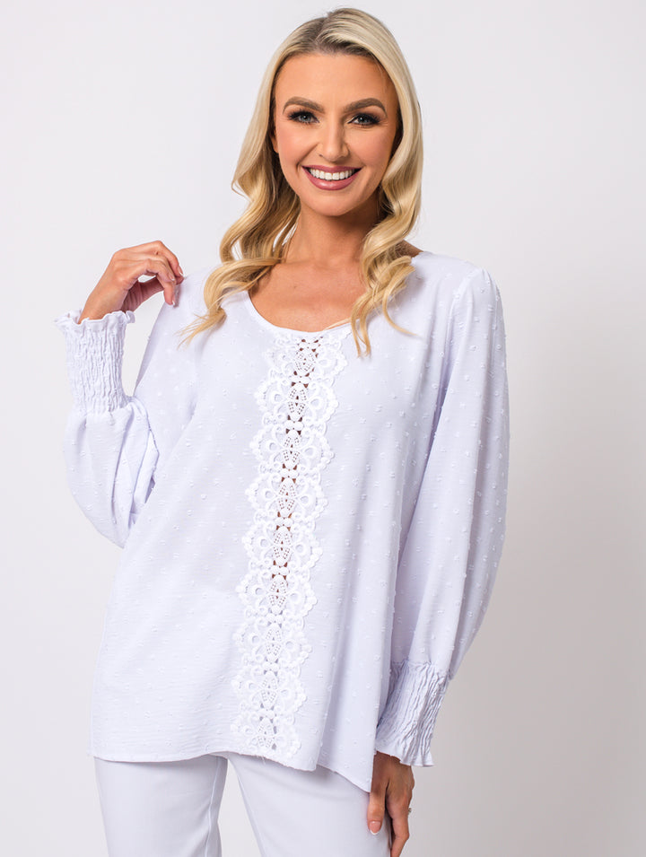 Crochet Top - White