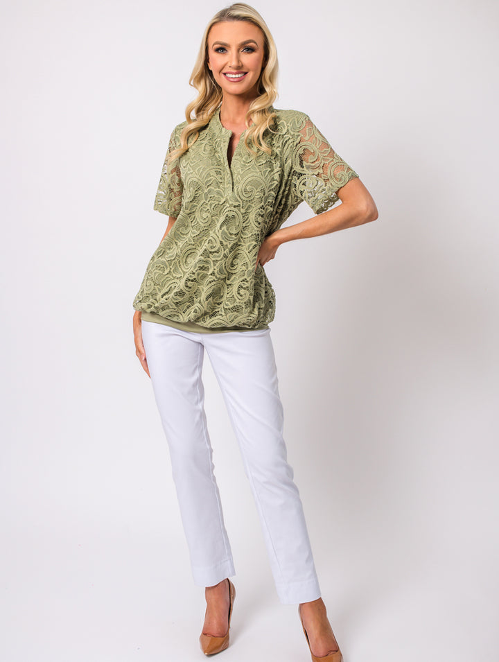 Half Sleeve Blouse - Khaki