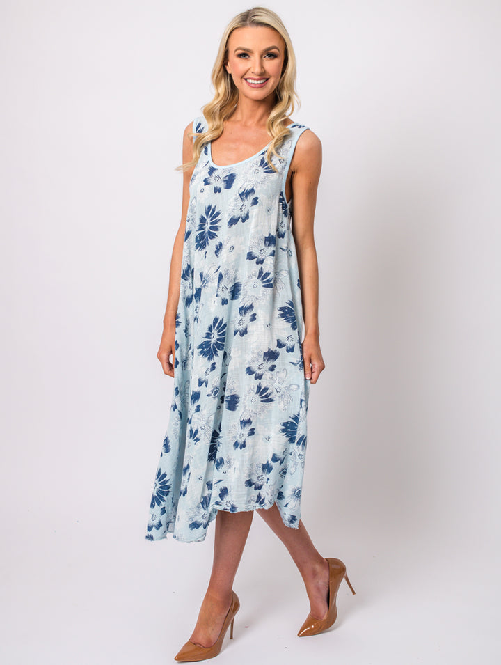 Sleeveless Dress - Baby Blue