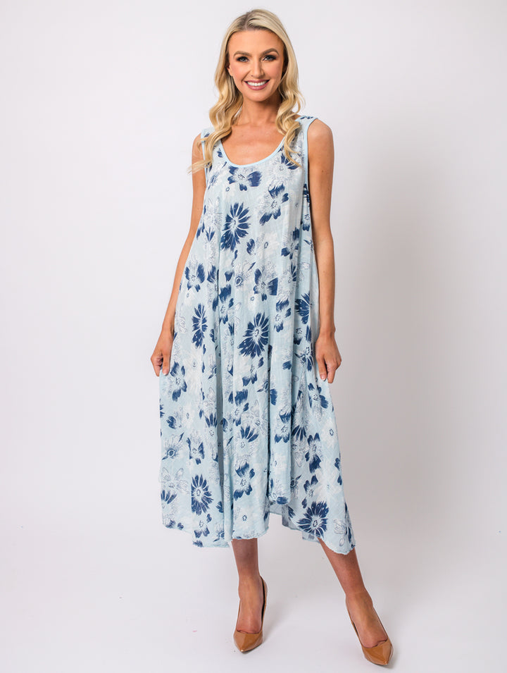 Sleeveless Dress - Baby Blue