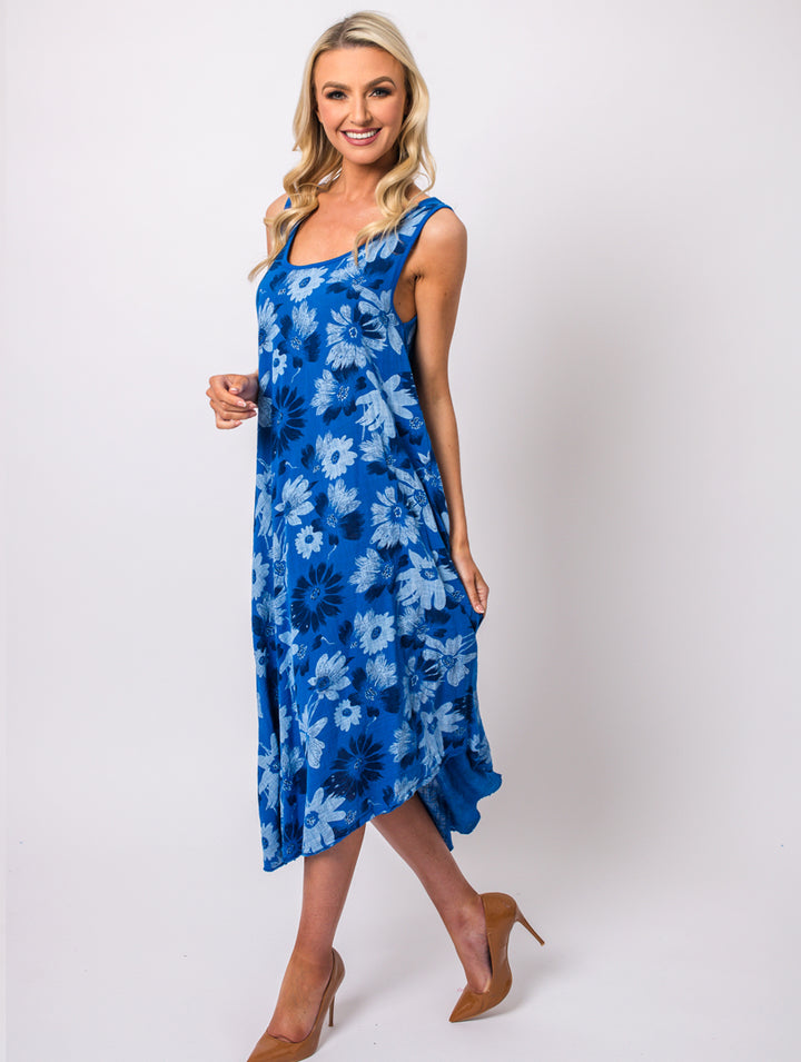 Sleeveless Dress - Royal