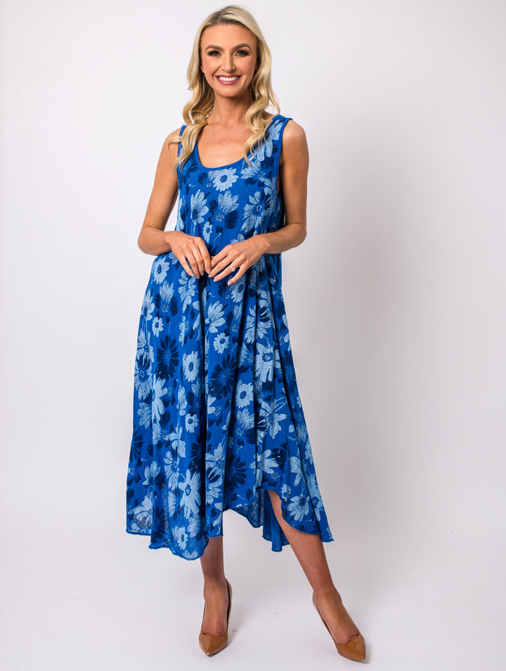 Sleeveless Dress - Royal