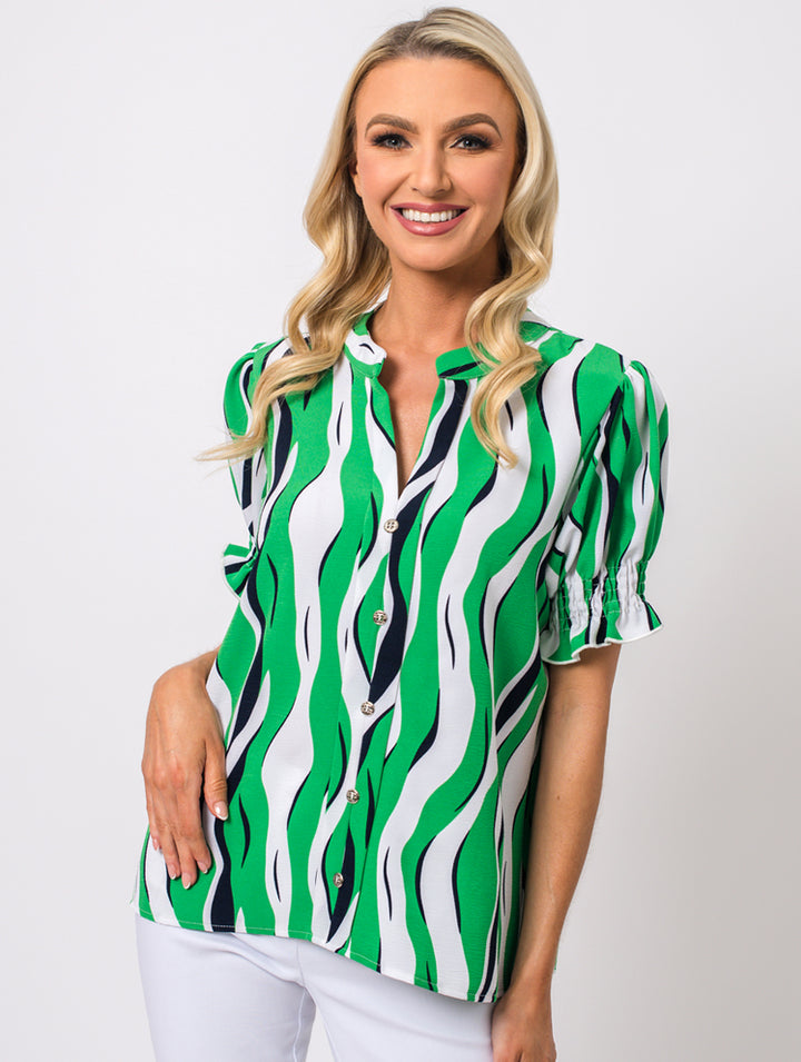 Shearing Blouse - Jade