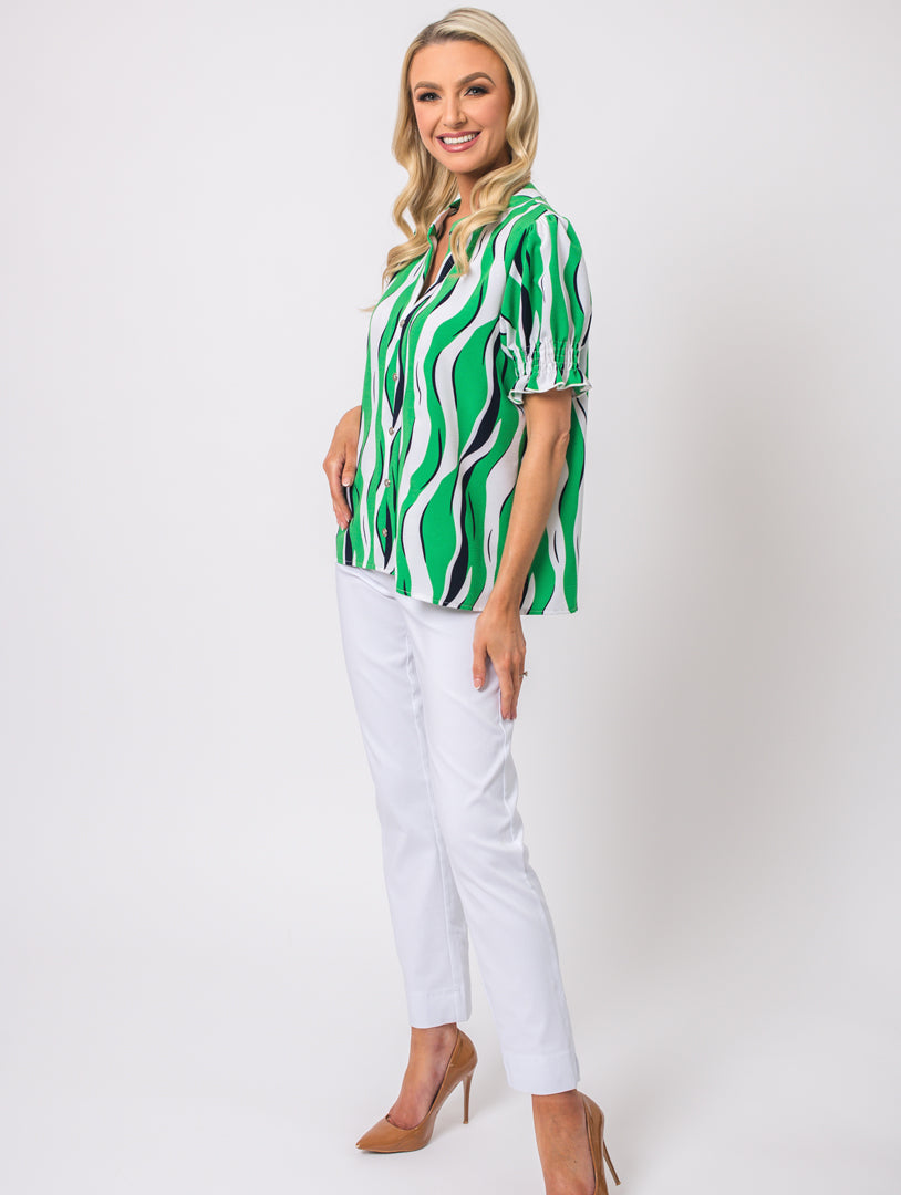 Shearing Blouse - Jade