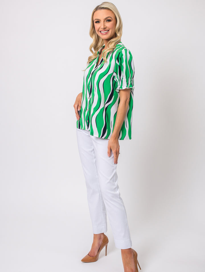 Shearing Blouse - Jade