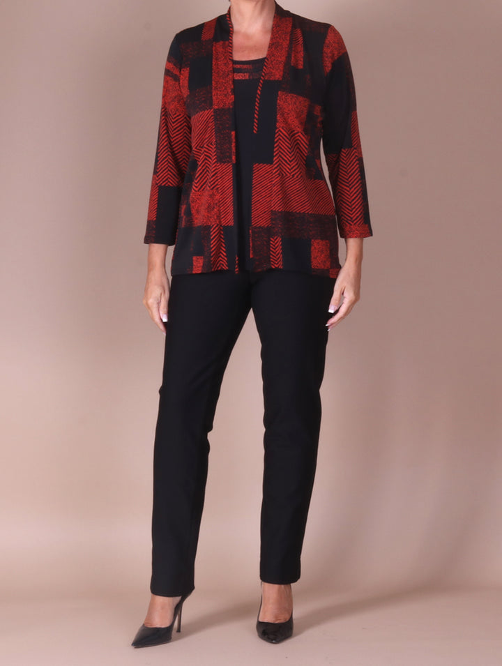 2 Pc Top - Red