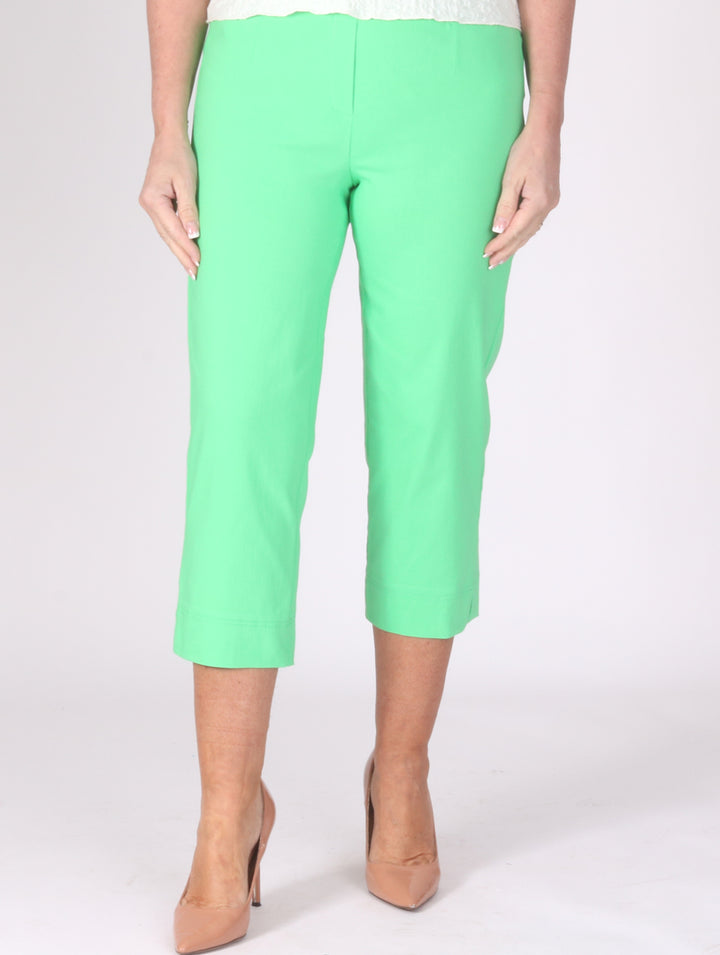 Crop Moda Trousers - Sea Green