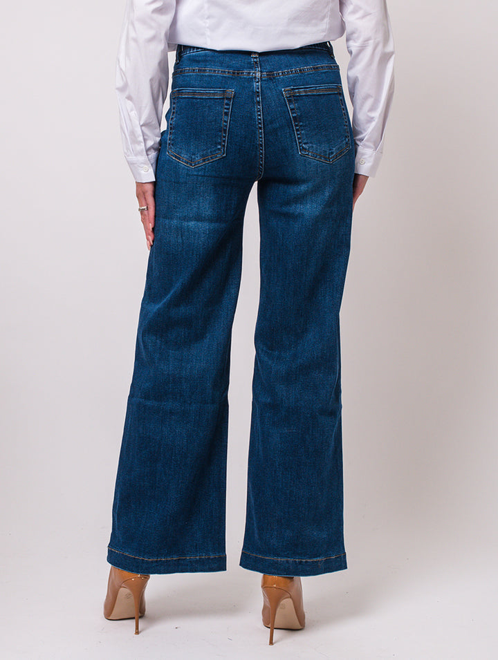 Draw String Jeans - Denim