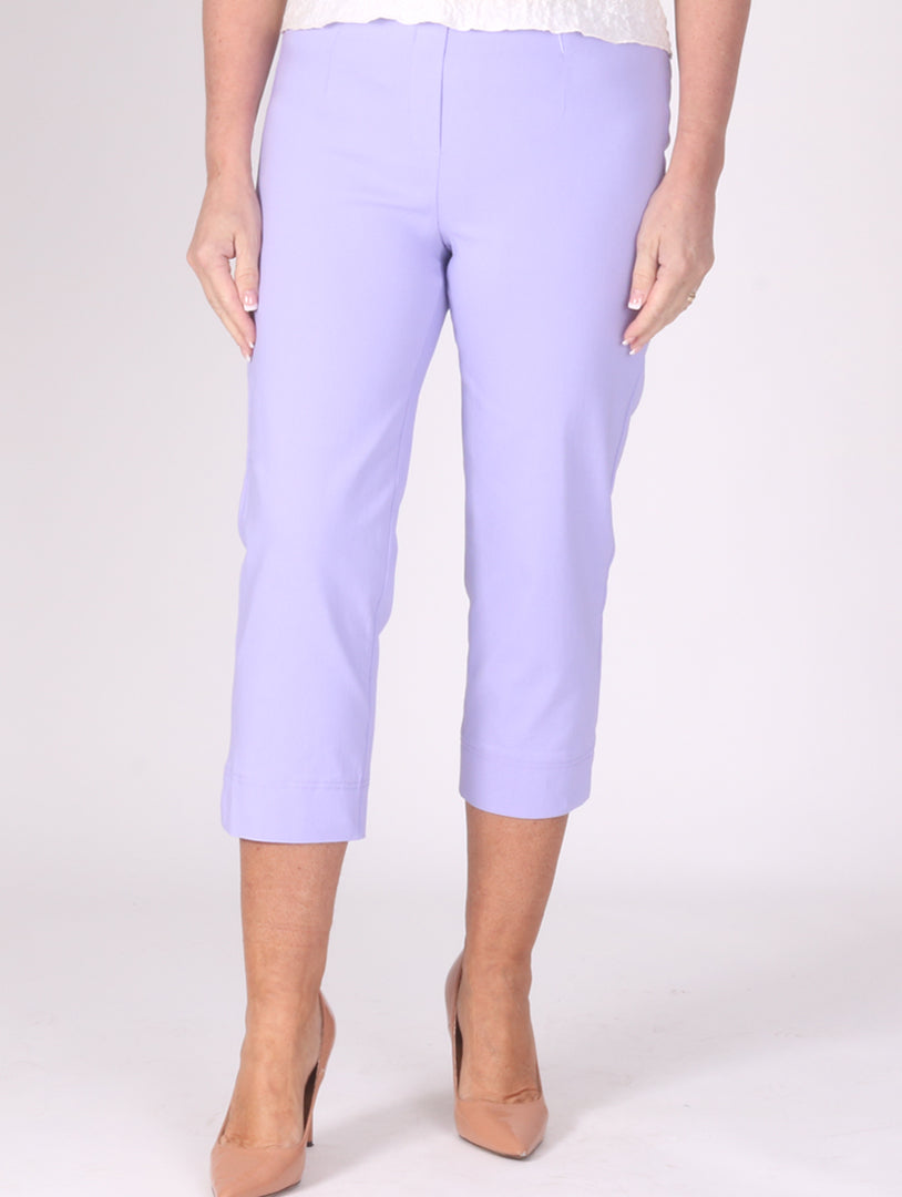 Crop Moda Trousers - Lilac