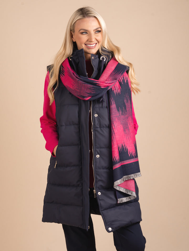 Pu Gilet - Navy