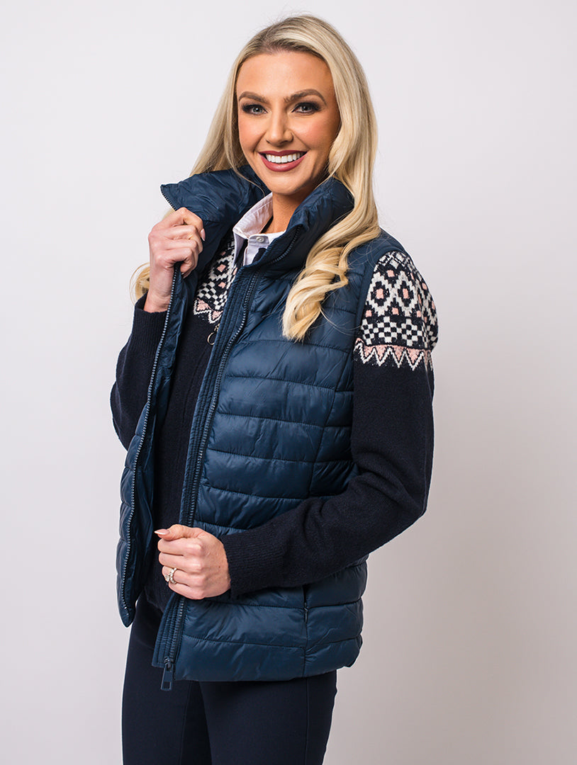 Padded Gilet - Navy