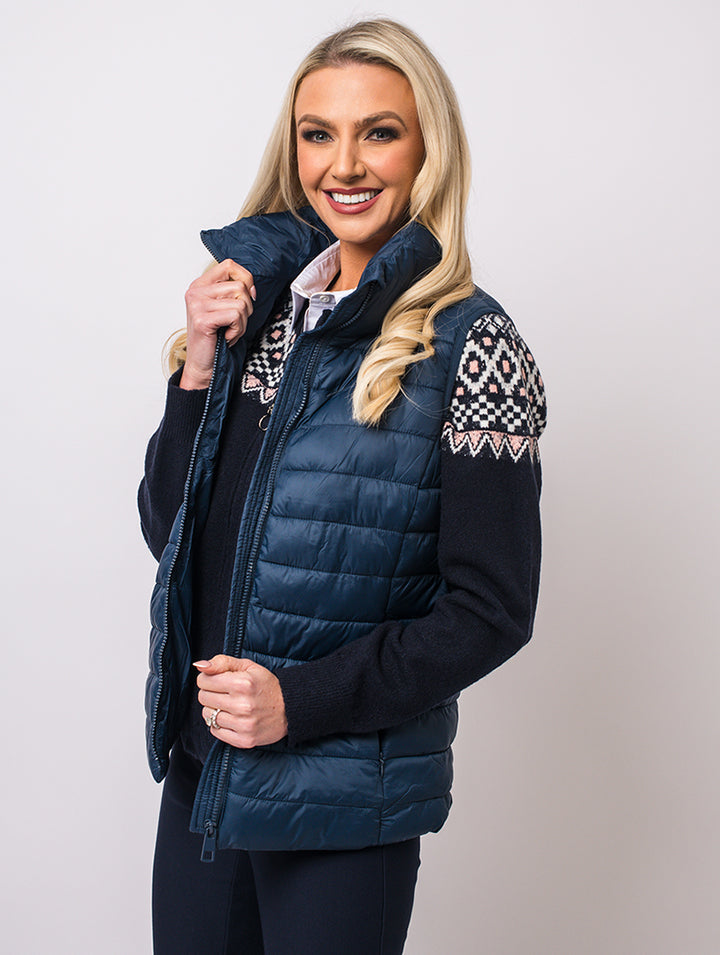 Padded Gilet - Navy