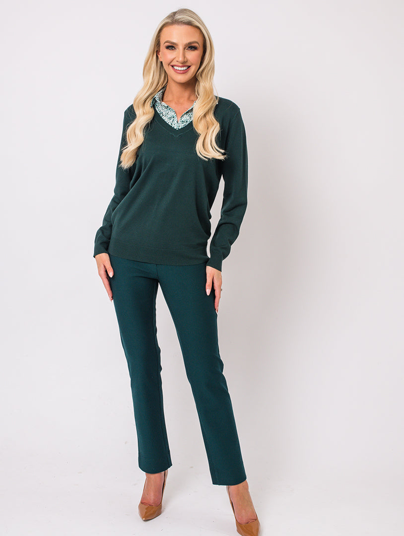 Shirt Jumper - Pine