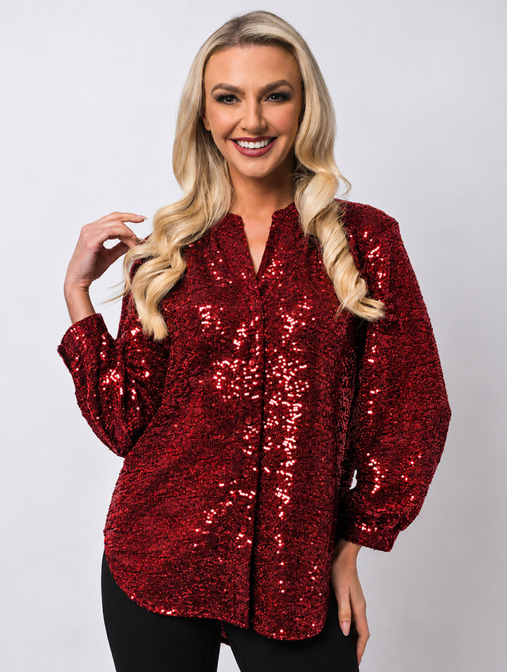 Sequence Blouse - Wine