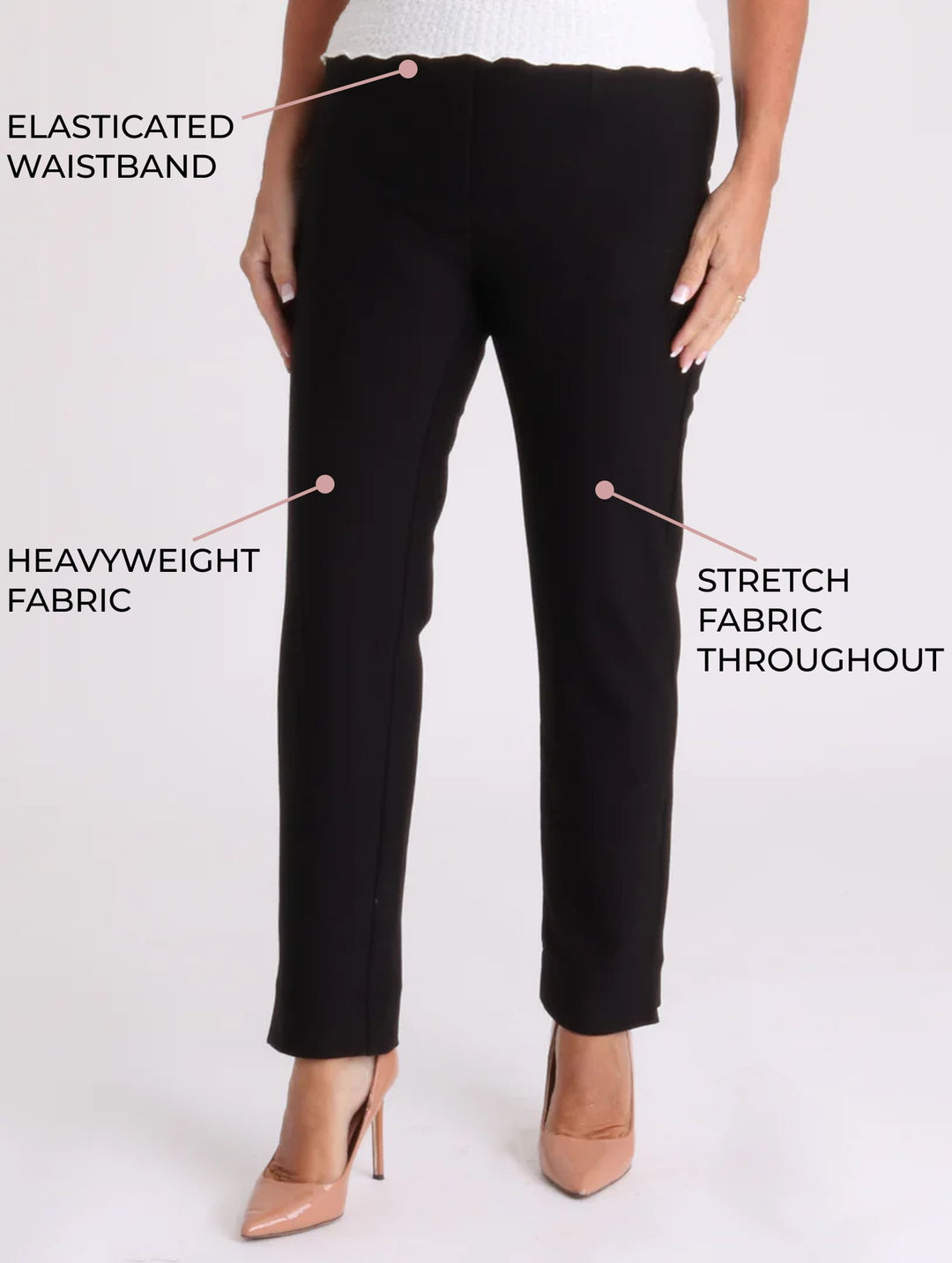 27" Lily Trousers - Black