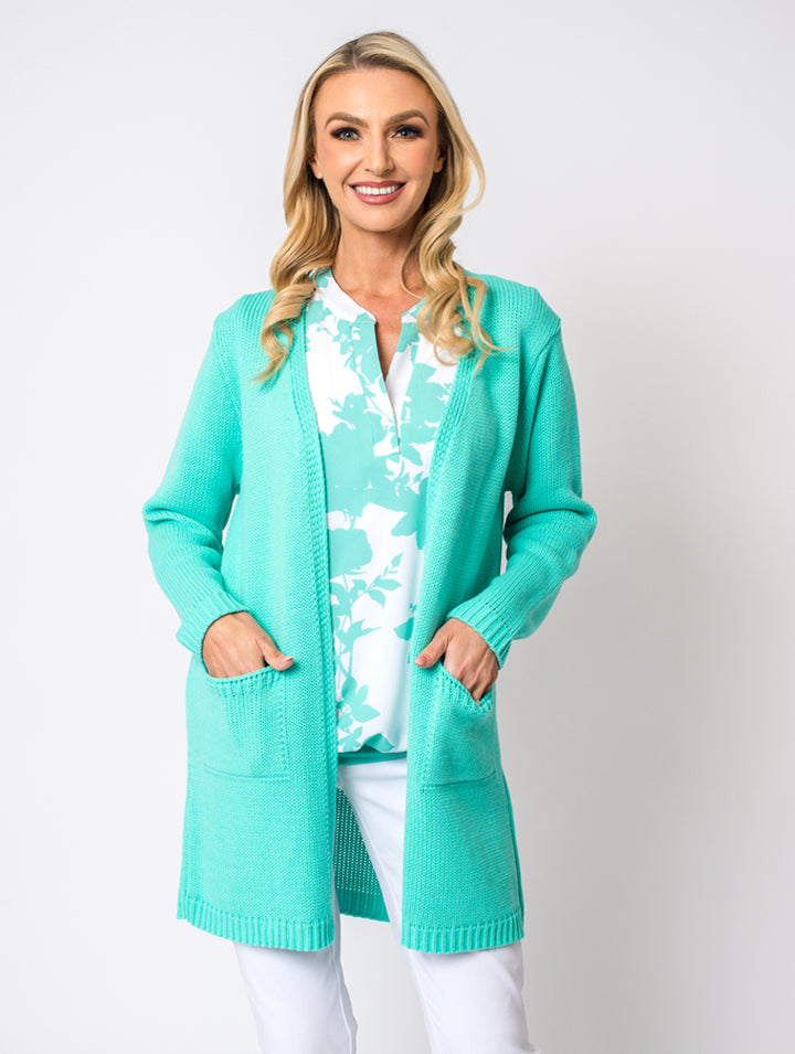 2 Pocket Cardi - Mint