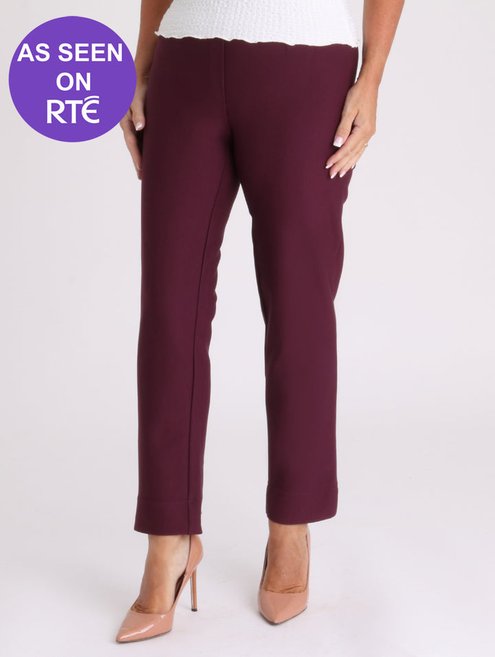 27" Lily Trousers - Wine