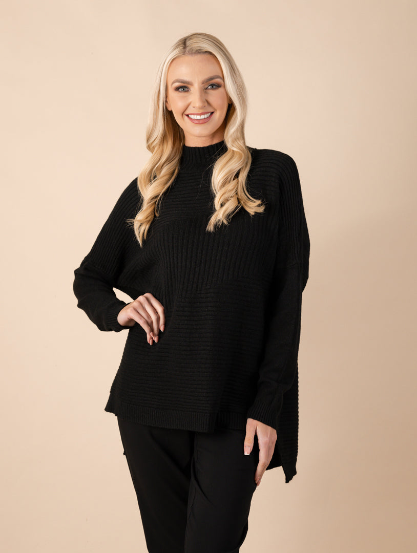 Rib Jumper - Black