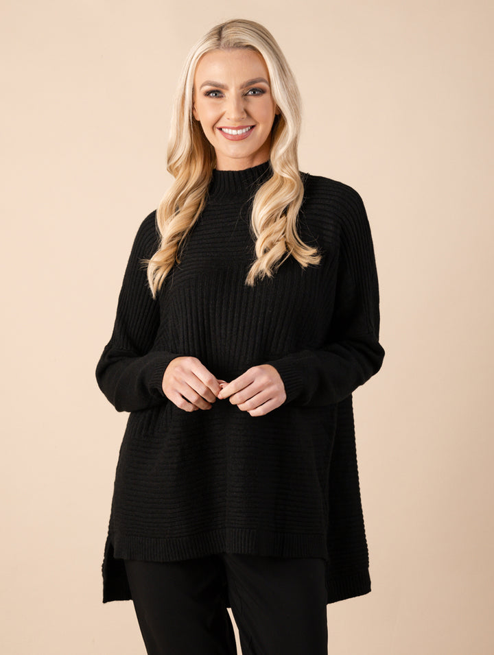 Rib Jumper - Black