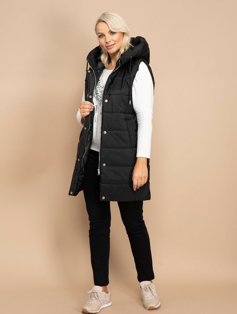 Sleeveless Jacket - Black