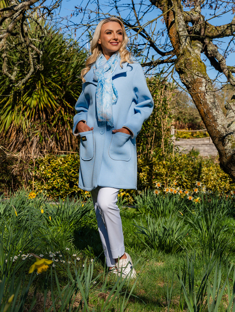 Long Coat - Baby Blue