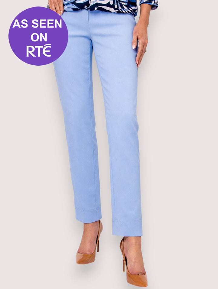 27" Moda Trousers - Baby Blue
