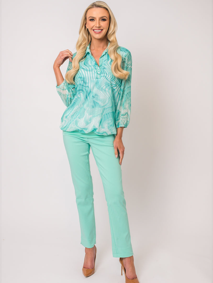 27" Moda Trousers - Mint