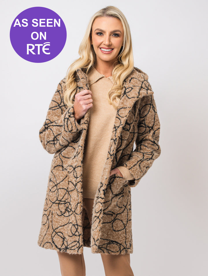 Boucle Coat - Camel