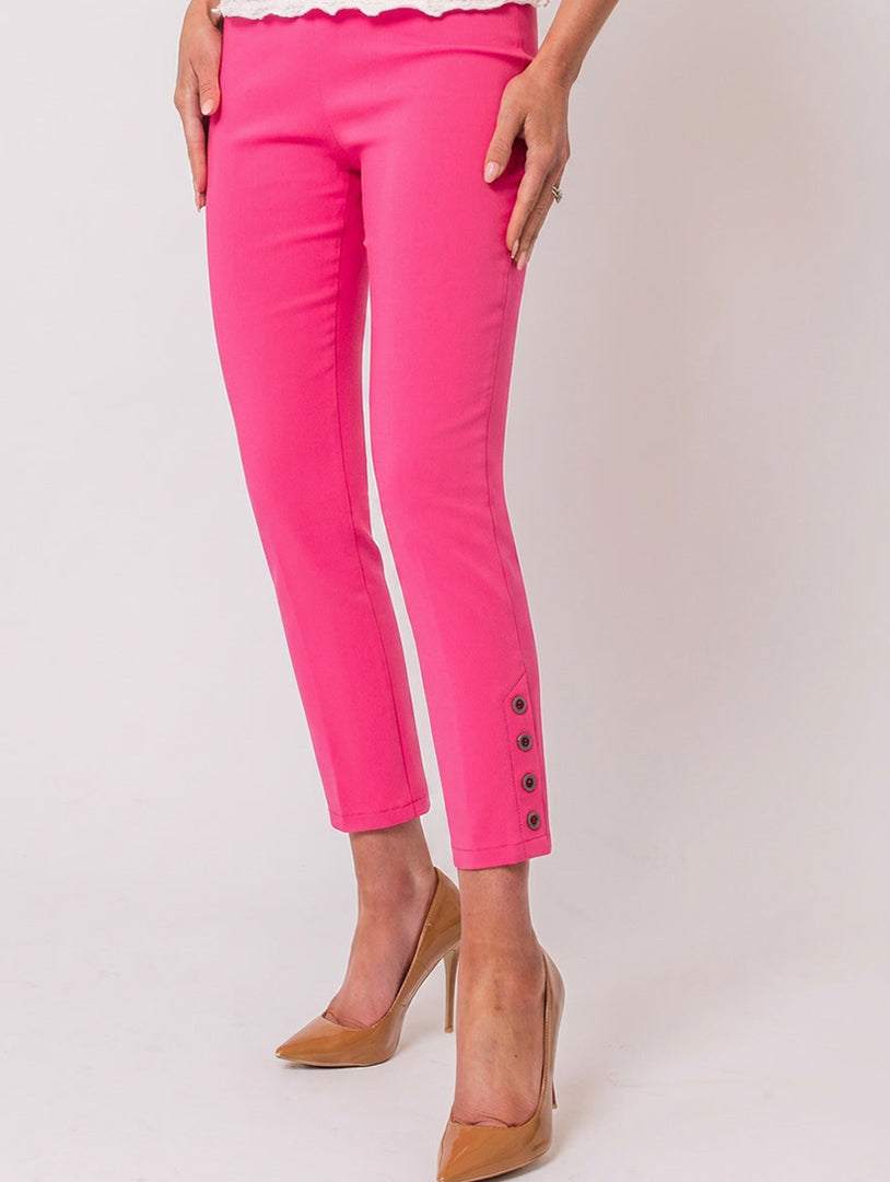 Button Crop Moda - Cerise
