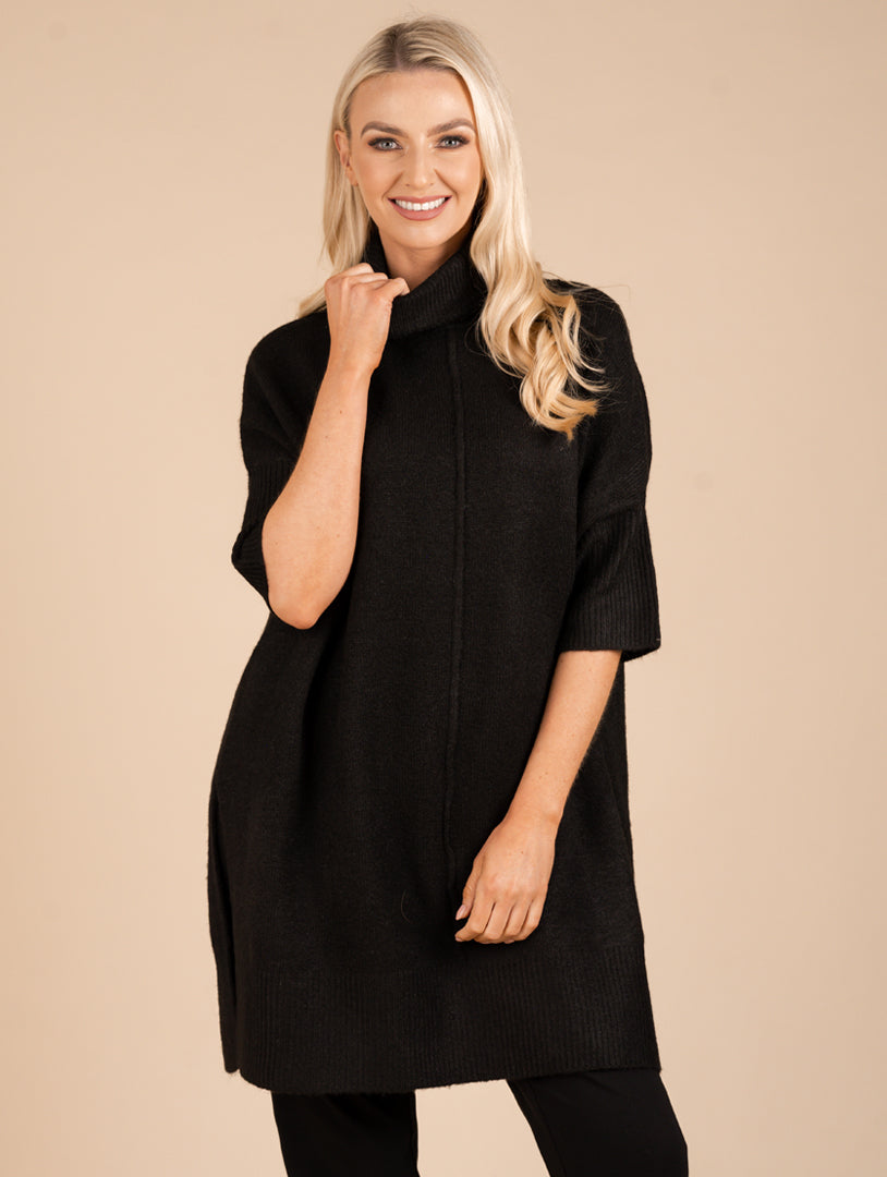 Cowl Neck - Black