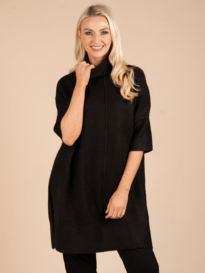 Cowl Neck - Black