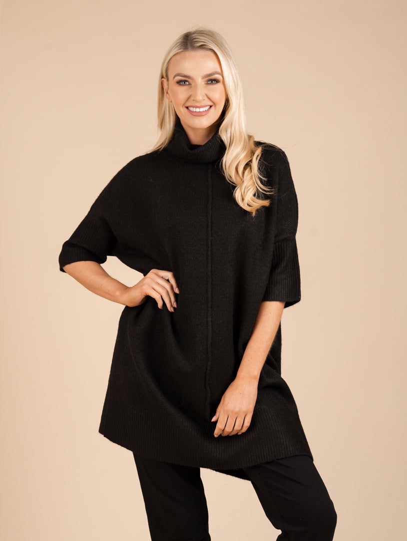 Cowl Neck - Black