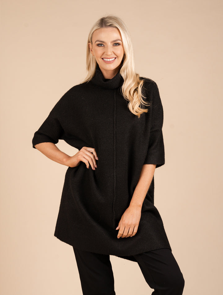 Cowl Neck - Black