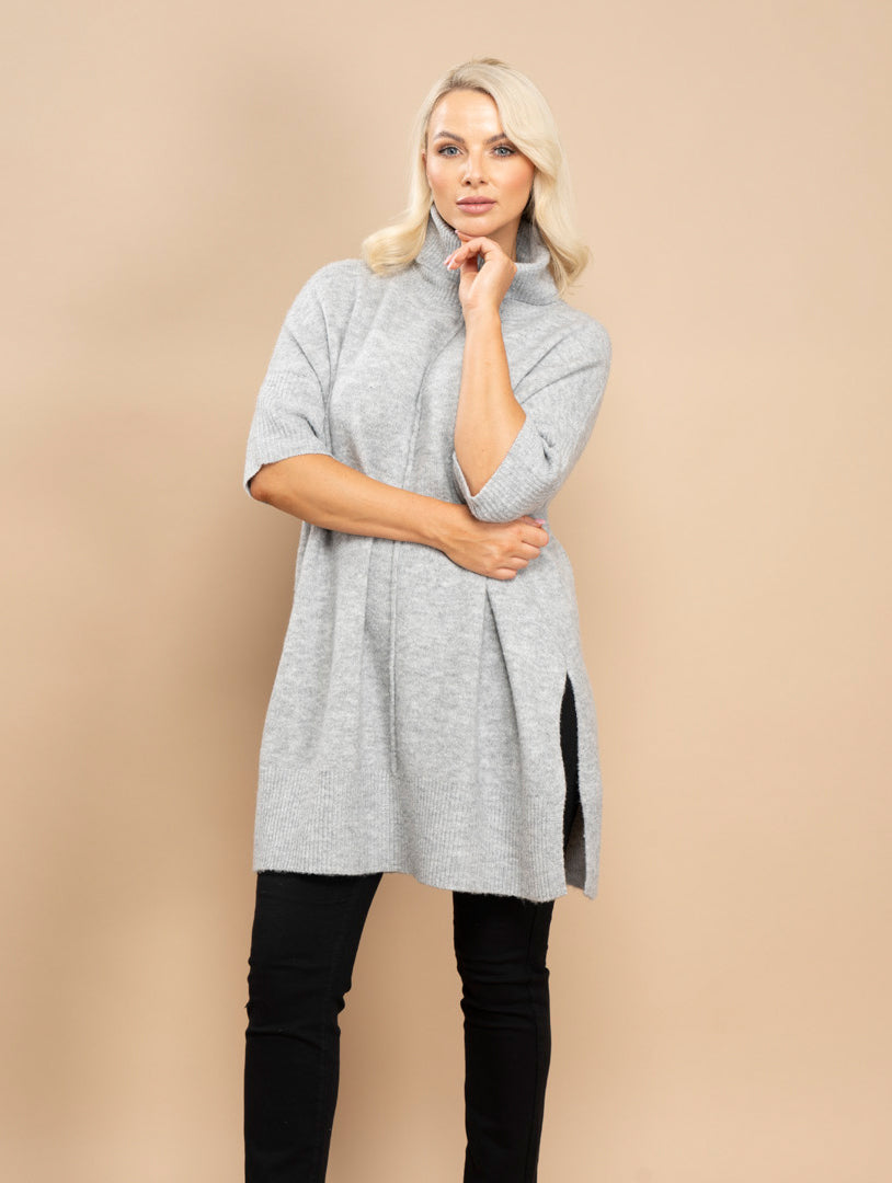 Cowl Neck - Grey
