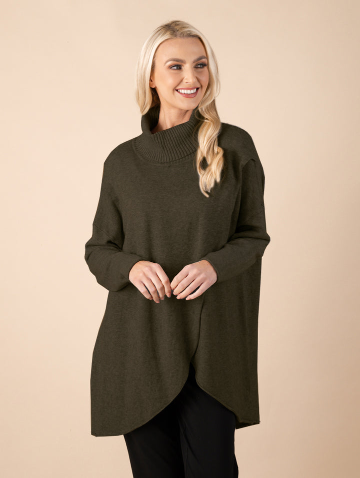 Rib Jumper - Khaki