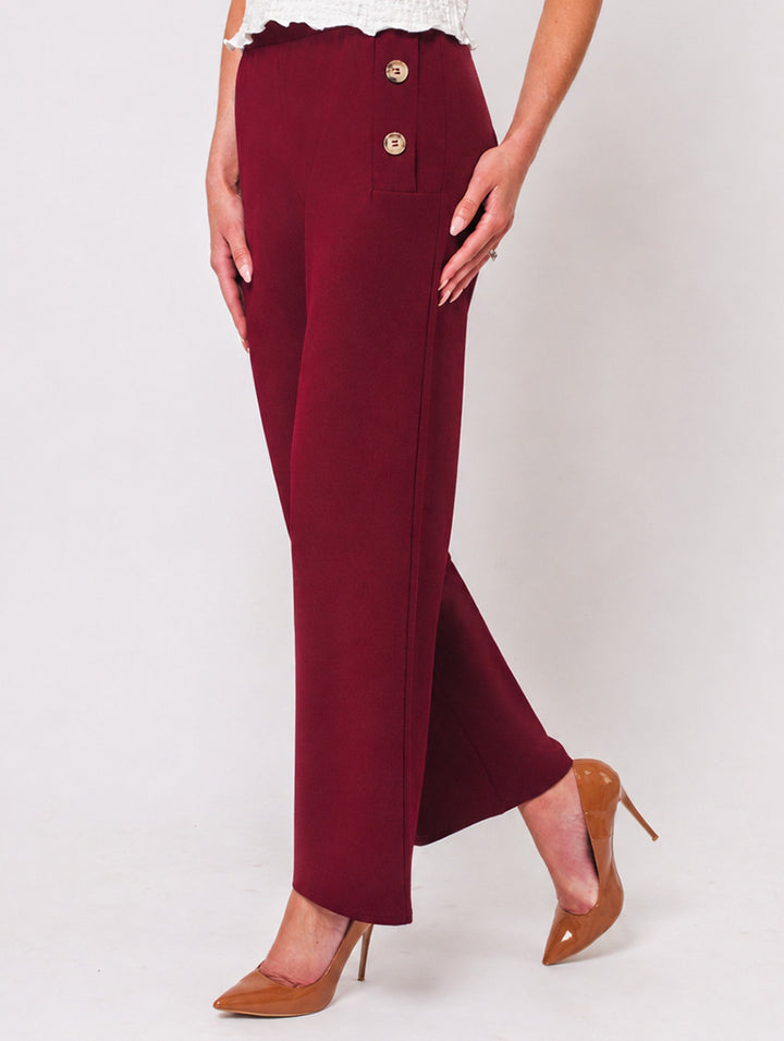 25" Katy Trousers - Berry
