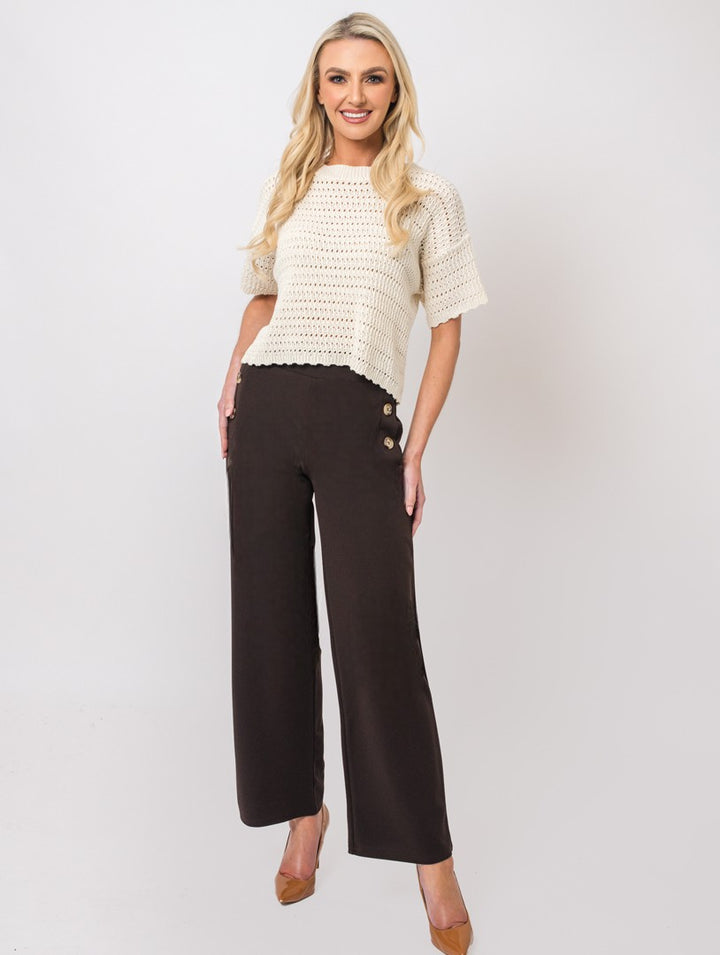 25" Katy Trousers - Chocolate