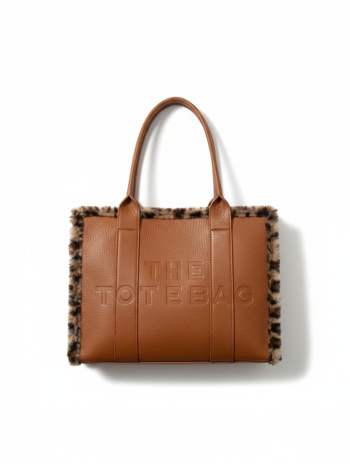 Large Tote Bag - Brown