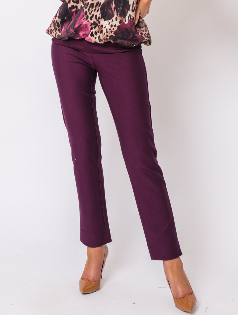 25" Petite Lily Trousers - Bordeux