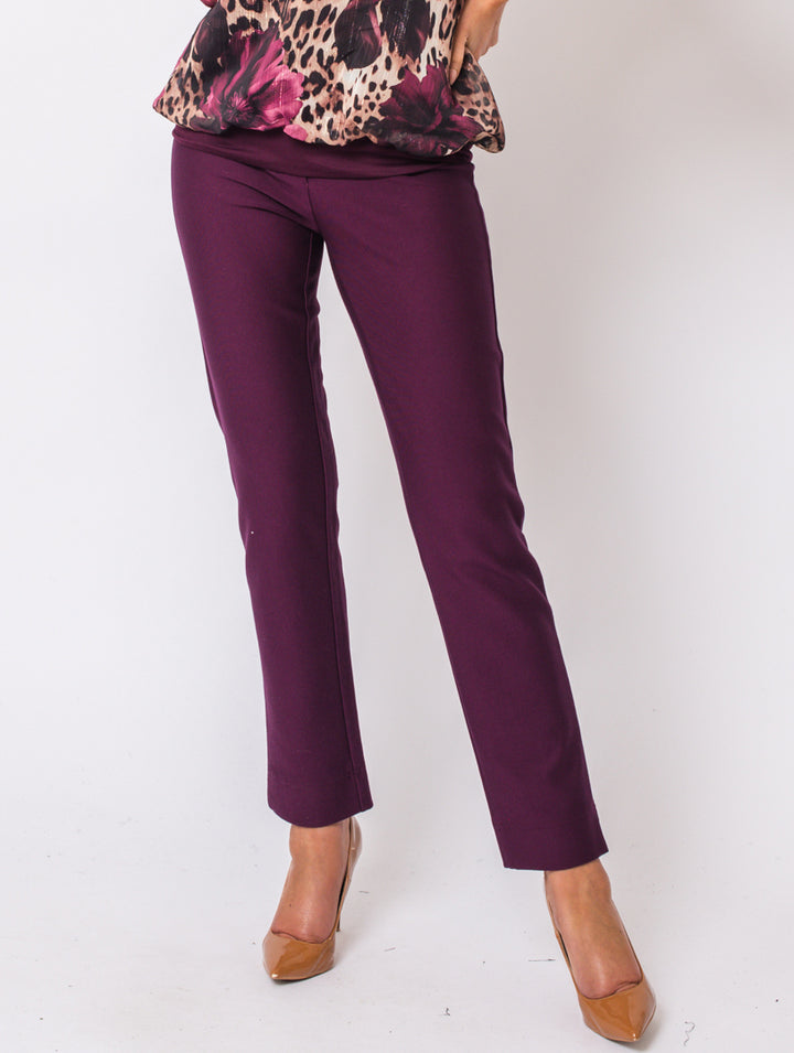 25" Petite Lily Trousers - Bordeux