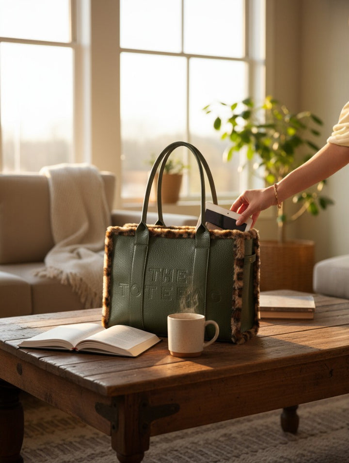 Large Tote Bag - Green