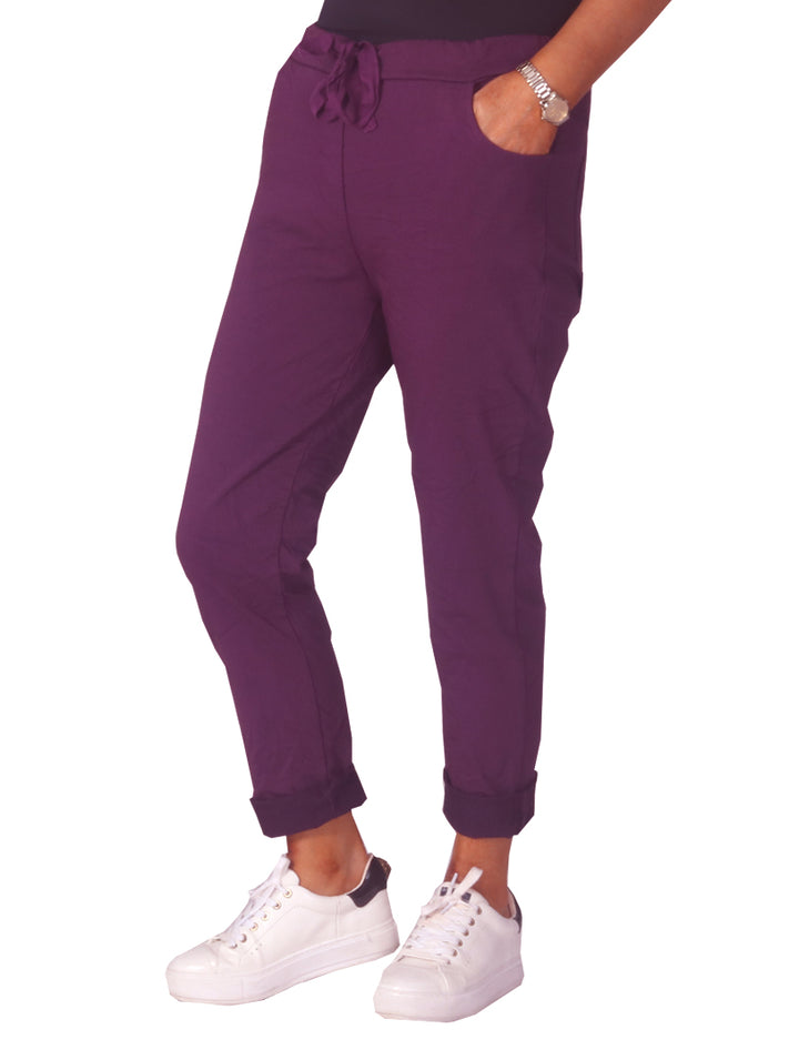 Magic Trousers - Plum