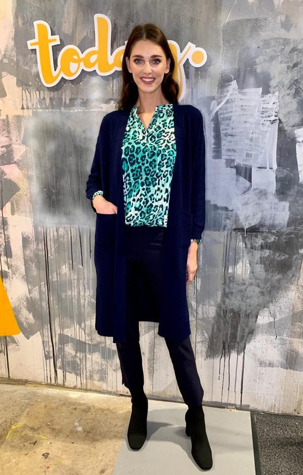 2 Pc Top - Jade/Navy