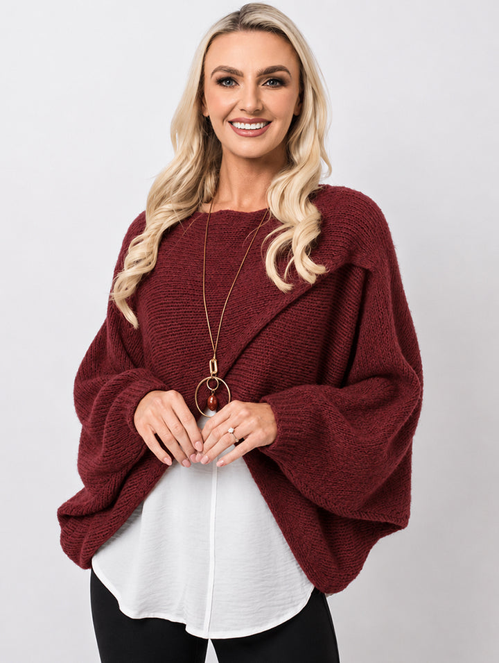 Cross Over Top - Plum - One Size