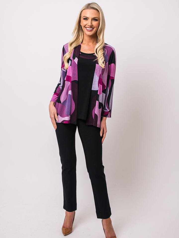 2 PC Top - Plum Multi