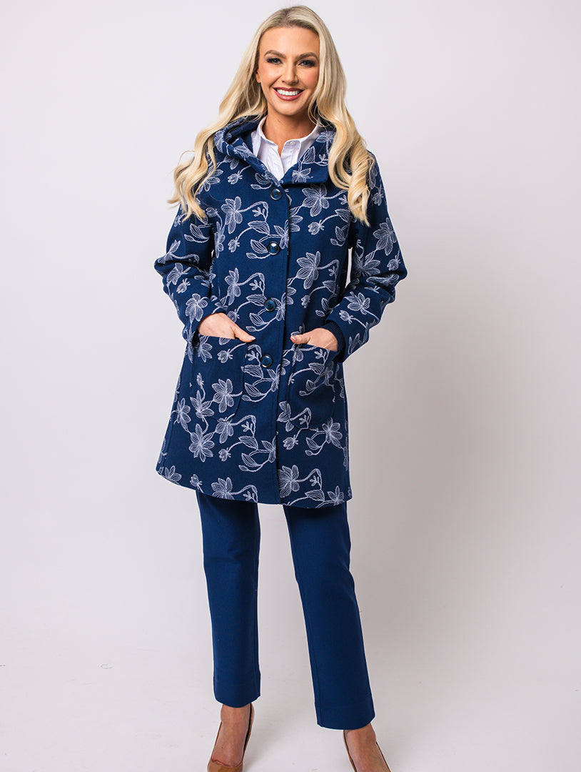Embroidery Jacket - Royal