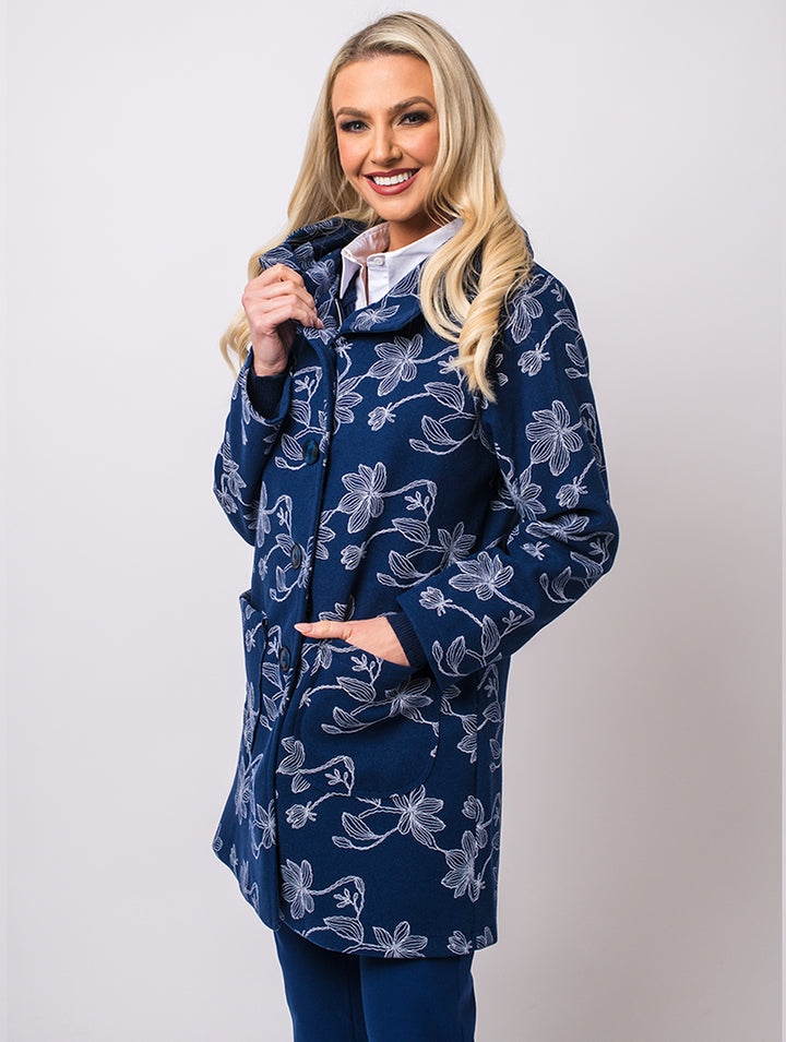 Embroidery Jacket - Royal