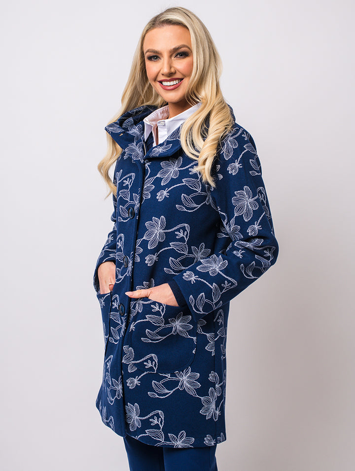 Embroidery Jacket - Royal
