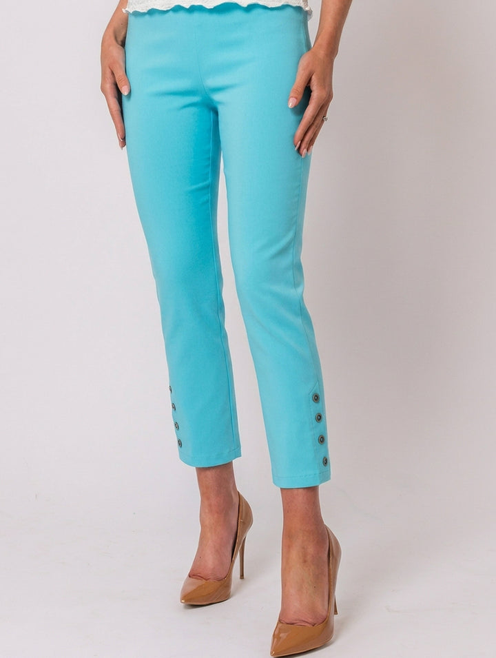 Button Crop Moda - Turq